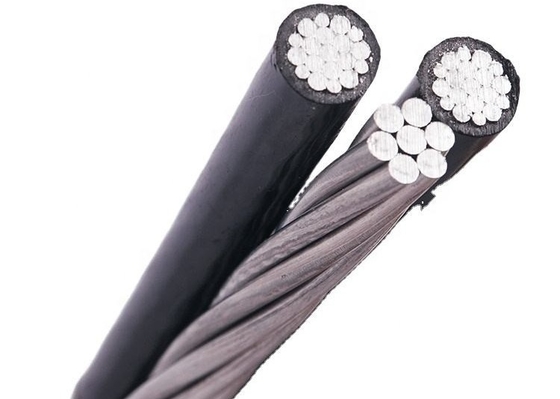 cabo pendente aéreo Triplex de serviço aéreo do fio da bainha do PVC 1kv