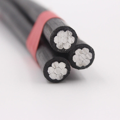6 AWG Alumínio Triplex Overhead Service Drop Cable ASTM B-230 B-231