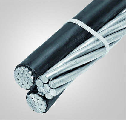 6 Awg Triplex Serviço Aéreo Cabeça Drop Com Messenger Wire