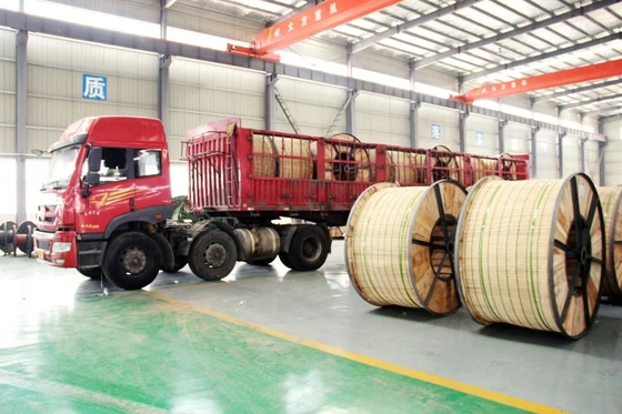 Cabos de condução de alumínio nu ACSR reforçado de aço
