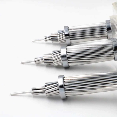 Fios ACSR resistentes à corrosão ASTM Alumínio Condutor Aço Cable Reforçado Alta resistência à tração Baixo Sag Para eletrificação rural