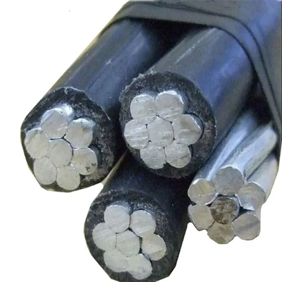 1KV cabo ABC de baixa tensão aéreos em conjunto PVC/PE/XLPE cabo de ar isolado