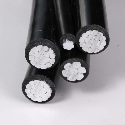 Cable ABC Aerial Bundled Electrical Self-Supporting Aluminum XLPE PVC PE Cabos aéreos isolados