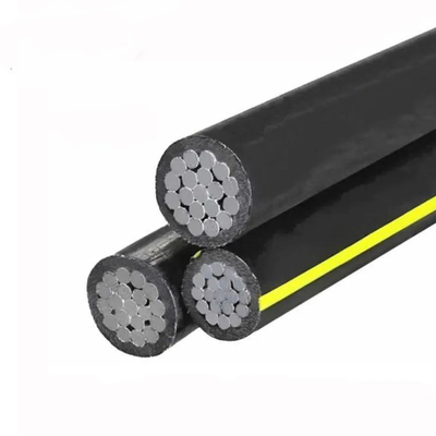 1KV PVC / XLPE / PE Cabos aéreos de transmissão elétrica aéreos isolados