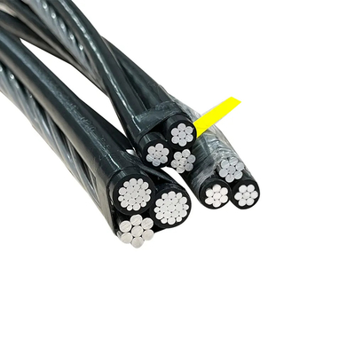 Baixa Tensão 0,6/1kv XLPE/PVC Isolado Aerial Bundle Especificação Multi-Core Wire Overhead ABC Cable