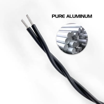 Flexível 2*16 4*25mm2 Cabos de ligação aéreos torcidos ABC Alumínio Overhead Round Cable PVC XLPE Cabos isolados