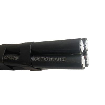 Cable de alumínio LV Abc XLPE PE LDPE PVC isolado duplex duplex triplex quadruplex cabo de serviço 4x70mm2 50mm2