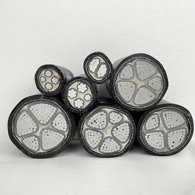 Cabos de corrente contínua personalizados LV isolado e PVC chapéu fios de alumínio retardante cabos de energia e acessórios comumente usados