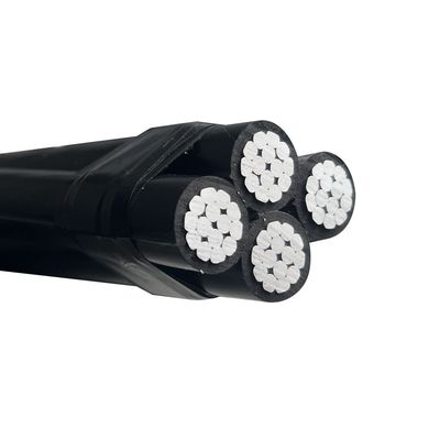 Cable de alimentação abc de alumínio LV XLPE PE LDPE PVC Overhead Duplex Triplex Quadruplex