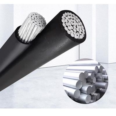 Cabos aéreos de linha elétrica isolados e conductores revestidos Cabos de baixa tensão LV para serviços públicos e indústrias