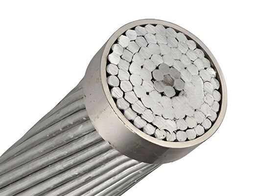 Condutor de Alumínio ACSR AW Alta Tensão 20kV Cabos de Energia 16-800mm2 Material de Isolamento Nu para Aplicação Aérea
