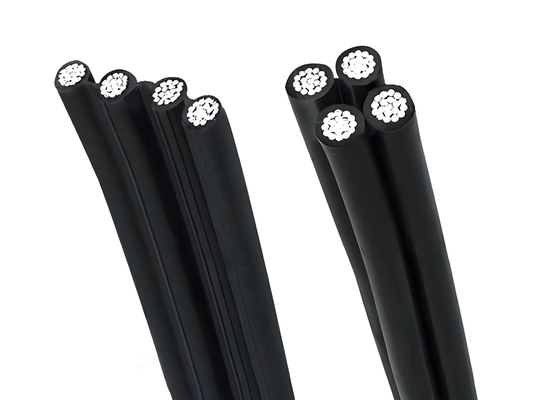 JKLYJ-1KV 4 núcleos de cabo isolado de alta tensão 4*10/16/25 mm2 núcleo de alumínio para distribuição de energia de baixa tensão ao ar livre