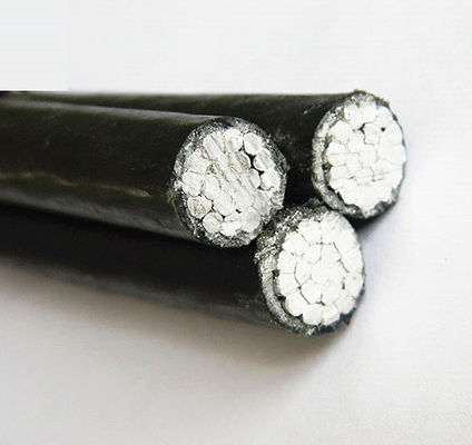6201 cabo empacotado aéreo Triplex preto da liga ASTM