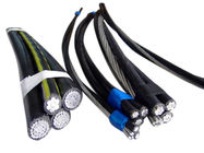 XLPE isolou a distribuição de alumínio triplex de Cable For Overhead do condutor da gota 1/0AWG do serviço do quadraplex