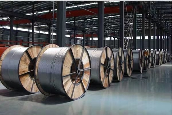 ACSR em cima encalhou o maestro de alumínio desencapado Steel Cable para a linha de transmissão