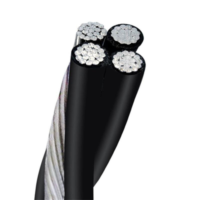 Cabo pendente 4x70mm2 50mm2 do serviço Quadruplex Triplex frente e verso aéreo