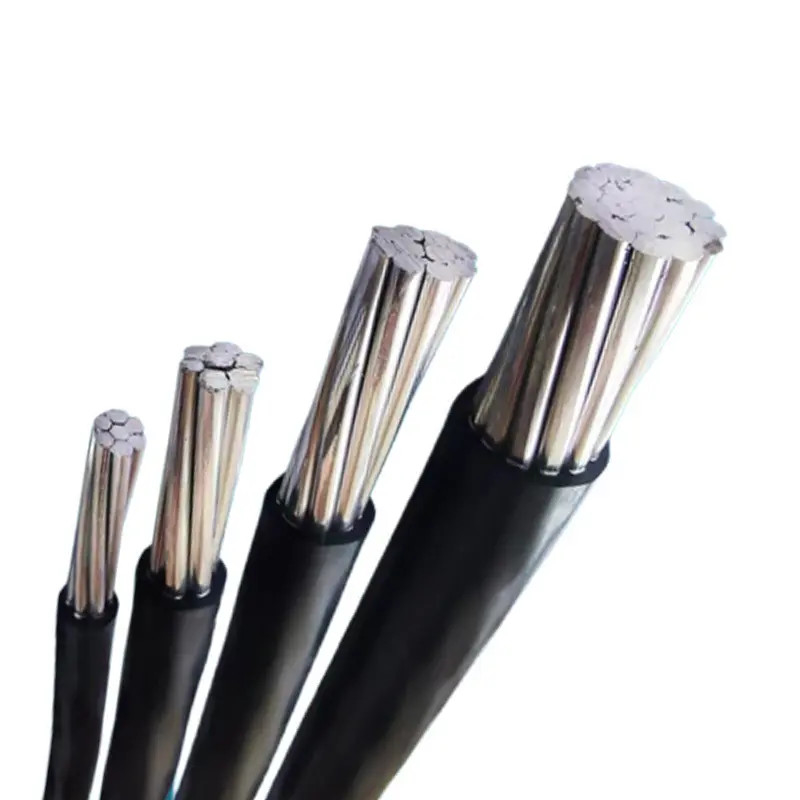 Cabos elétricos isolados de alumínio XLPE Quadruplex Duplex Triplex Drop