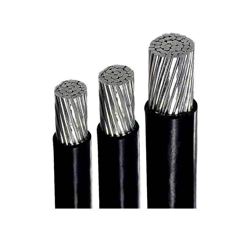 ACAR Aerial Bundle Cable ACSR AAC AAAC Condutor de alumínio de núcleo único XLPE & PVC Cabos eletromagnéticos isolados