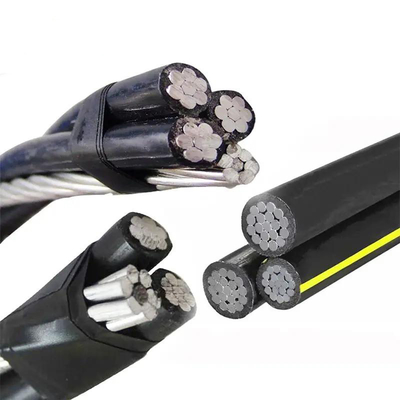 1KV PVC / XLPE / PE Cabos aéreos de transmissão elétrica aéreos isolados