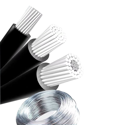 Cabos aéreos isolados de liga de alumínio com cabos de alta performance de PVC para transmissão de energia