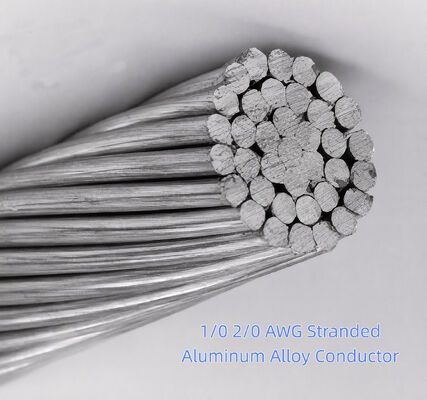 1/0 2/0 AWG Conductor de liga de alumínio em cadeia Cable Condutor nu AAC/ACSR/ABC/AAAC Alumínio fio elétrico